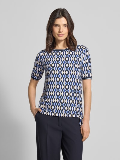 Betty Barclay Koszulka w stylu allover Granatowy 4
