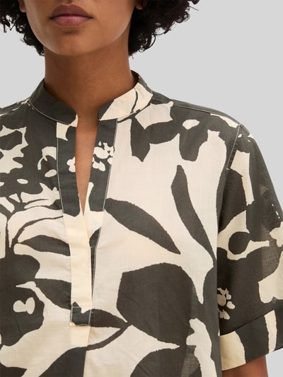 Marc O'Polo Relaxed Fit Bluse aus reiner Baumwolle Mittelgrau 3