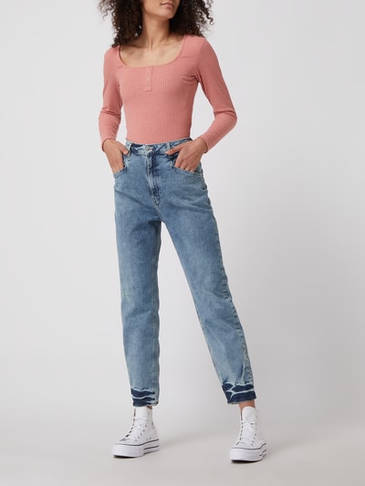 No.1 Mom fit jeans met stretch  Blauw - 1