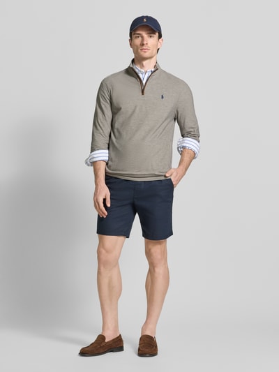 Polo Ralph Lauren Regular Fit Troyer mit Lyocell-Anteil Modell 'MOVEMENT' Hellgrau Melange 1