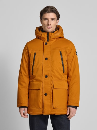 Tom Tailor Regular Fit Parka mit Pattentaschen Orange 4