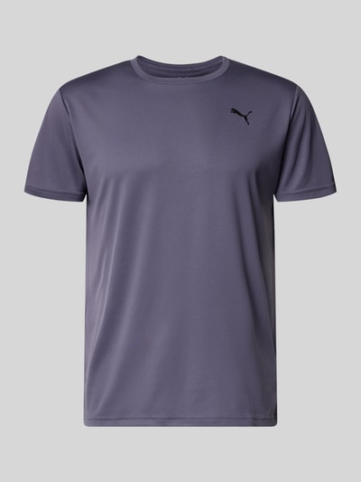 PUMA Performance Regular Fit Sport-T-Shirt mit Logo-Print Modell 'TAD Essential' Dunkelgrau 1