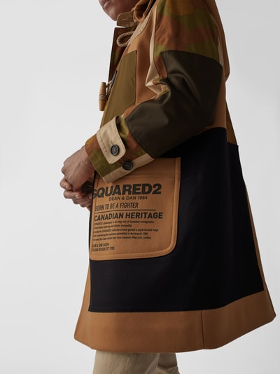 Dsquared2 Dufflecoat im Patchwork-Look Camel 6