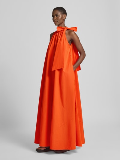 Essentiel Antwerp A-Linien-Kleid mit Neckholder Modell 'JAYDA' Orange 1