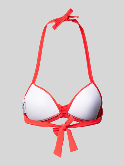 Banana Moon Bikini-Oberteil mit Label-Applikation Modell 'EYRO SPRING' Rot 3