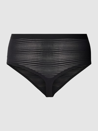 Chantelle Slip mit Streifenmuster Black 3