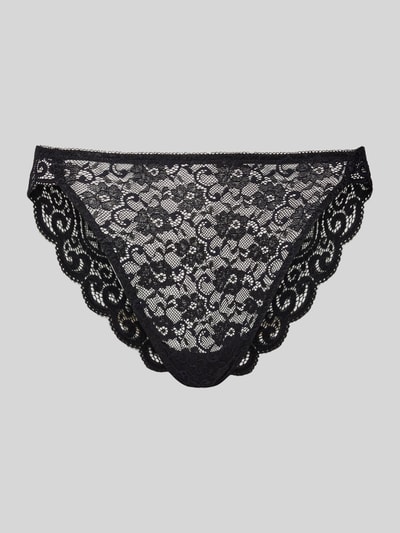 Triumph Slip in semitransparentem Design Modell 'AMOURETTE' Black 1