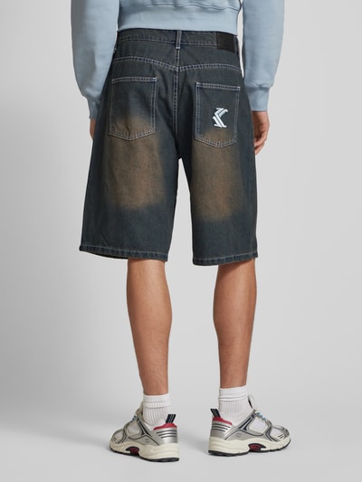 KARL KANI Baggy Fit Jeansshorts im 5-Pocket-Design Black 5