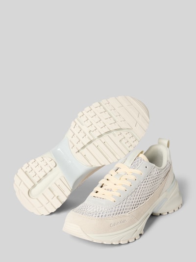 Calvin Klein Jeans Sneaker mit Label-Detail und profilierter Sohle Beige 4