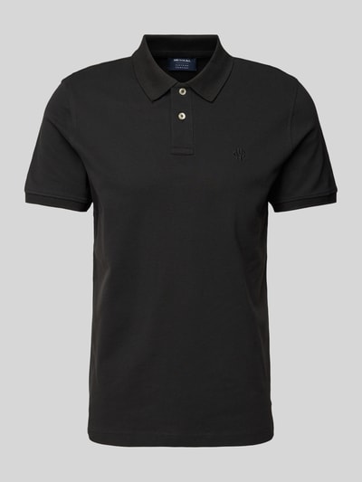 MCNEAL Regular Fit Poloshirt mit Knopfleiste und Label-Stitching Black 2