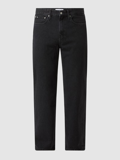 Calvin Klein Jeans Straight Fit Jeans aus Baumwolle  Black 2