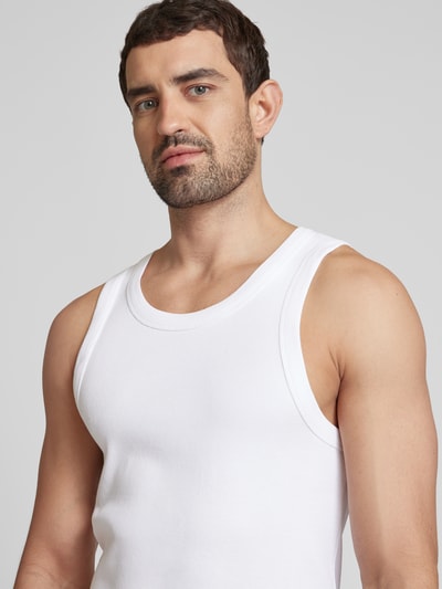 Drykorn Tanktop in unifarbenem Design Modell 'Nathan' Weiss 3