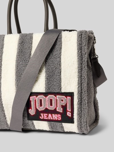 JOOP! Jeans Handtas met labelpatch, model 'squadra aurelia' Middengrijs - 3
