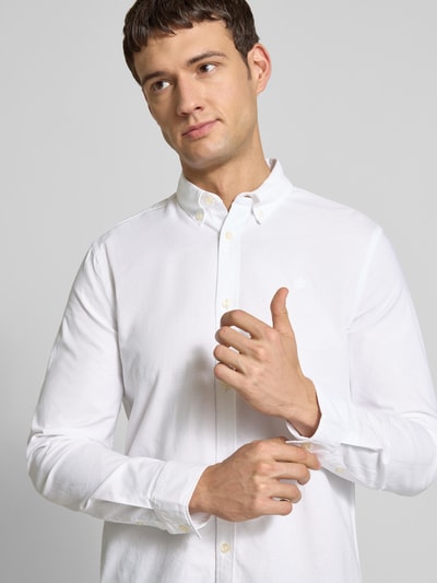 Scotch & Soda Regular Fit Freizeithemd mit Knopfleiste Weiss 3