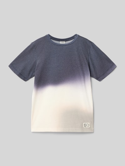 Productfoto, Regular Fit T-shirt met katoen van s.Oliver RED LABEL, kleurverloop look, tennispatch, ronde hals, korte mouw