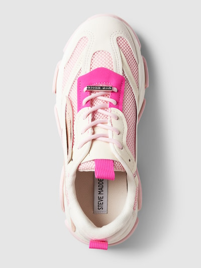 Steve Madden Sneaker mit Label-Print Modell 'POSESSION' Pink 3