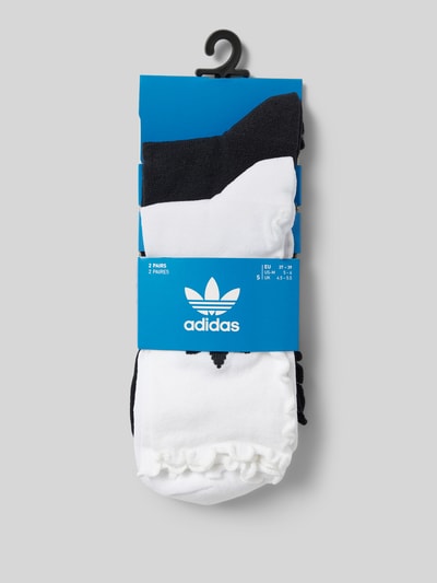 adidas Originals Socken mit Muschelsaum im 2er-Pack Weiss 3