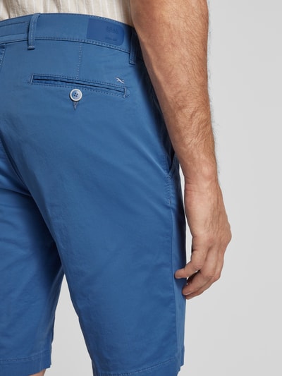 Brax Regular Fit Chino-Shorts mit Gesäßtaschen Modell 'BOZEN' Bleu 3