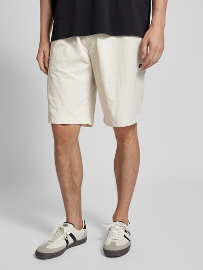 Pegador Regular Fit Shorts mit Label-Detail Modell 'SHAFT' Offwhite 4