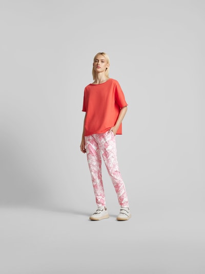 Juvia Sweatpants mit floralem Allover-Muster Weiss 1