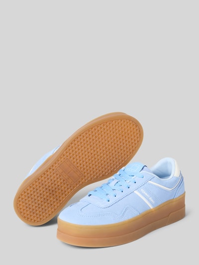 Tommy Jeans Low Top Sneaker mit aus Wildleder Modell 'THE GREENWICH' Hellblau 4