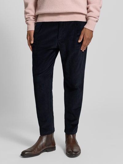 Drykorn Spodnie sztruksowe z wpuszczanymi kieszeniami w stylu francuskim Granatowy 4