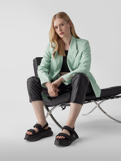 Victoria Beckham Blazer mit Reverskragen Mint 3