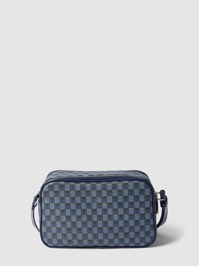 Guess Handtas met all-over print, model 'JET SET' Bleu - 5