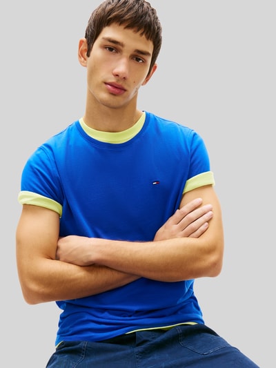 Tommy Jeans Regular Fit T-Shirt aus reiner Baumwolle Royal 3