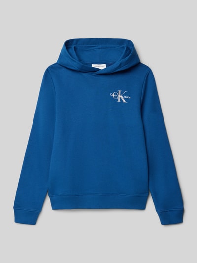 Calvin Klein Jeans Regular fit hoodie met logoprint, model 'Monogram' Blauw - 1