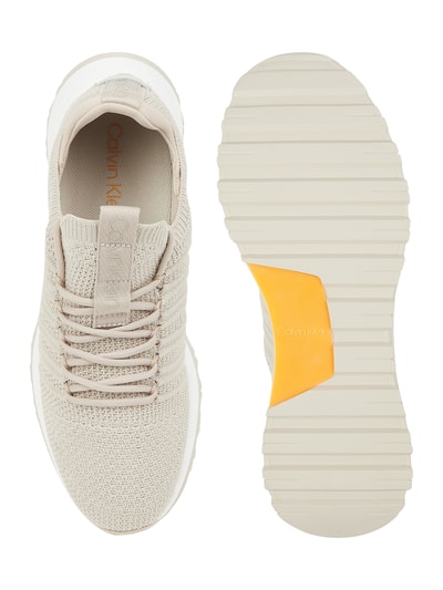 CK Calvin Klein Soksneakers met logo Beige - 4