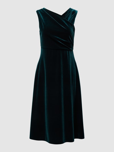 Vera Mont Cocktailkleid in Velour-Optik Gruen 2