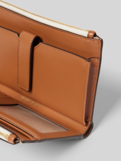 MICHAEL Michael Kors Portemonnaie mit Label-Applikation Modell 'JET SET' Ecru 3