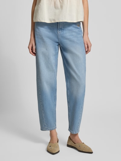 GANG Barrel Fit Jeans mit Label-Detail Modell 'Blake' Blau 4