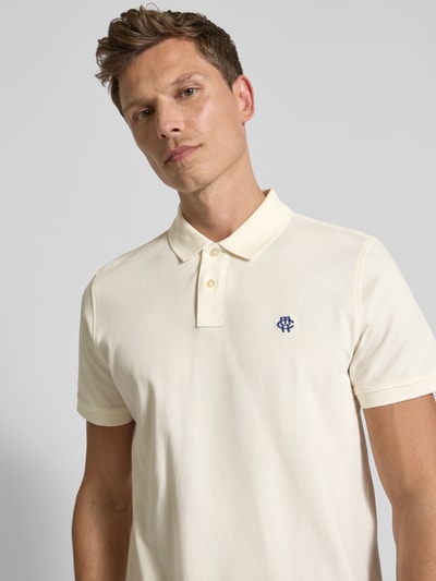 MCNEAL Regular Fit Poloshirt mit Label-Stitching Sand 3