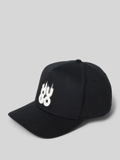 HUGO Basecap mit Label-Print Modell 'Marsel-Smokey' Black 1