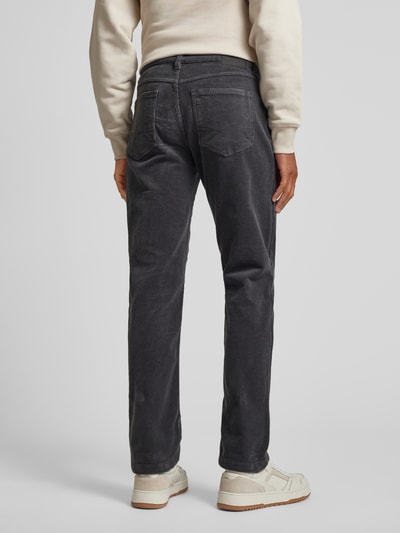 Christian Berg Men Corduroy broek in 5-pocketmodel Donkergrijs - 5