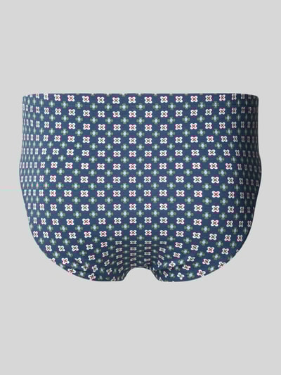 Mey Slip met labeldetail, model 'Jazz' Bleu - 3