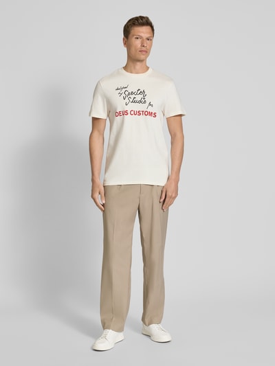 DEUS EX MACHINA T-Shirt mit Rundhalsausschnitt Offwhite 1