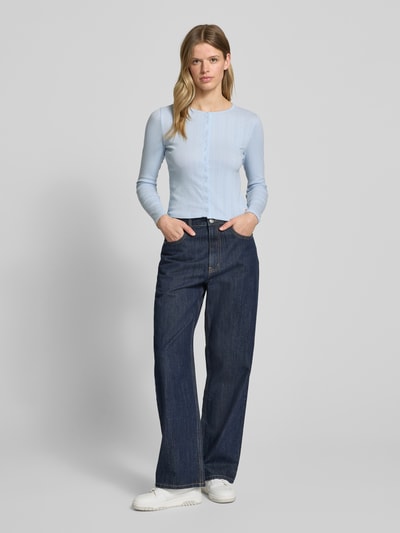 Levi's® Gebreid jack met doorknoopsluiting Lichtblauw - 1