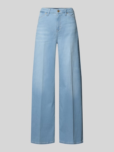 Raffaello Rossi Loose fit jeans met steekzakken, model 'SENA' Lichtblauw - 2