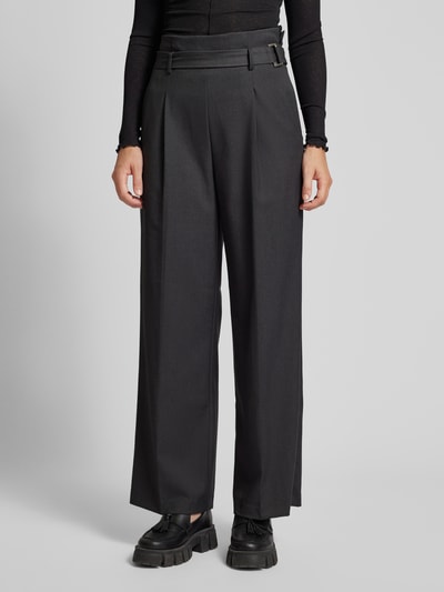 LeGer by Lena Gercke Wide Leg Stoffhose mit Gürtel Modell 'Jocy' Black 4