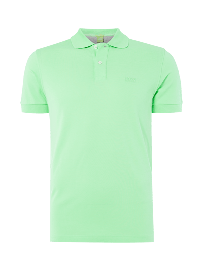 BOSS Green Poloshirt mit Logo-Stickerei auf Brusthöhe Mint 1