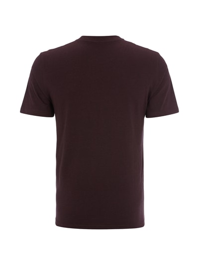 Carhartt Work In Progress T-Shirt mit Brusttasche in Kontrastfarbe Bordeaux 3