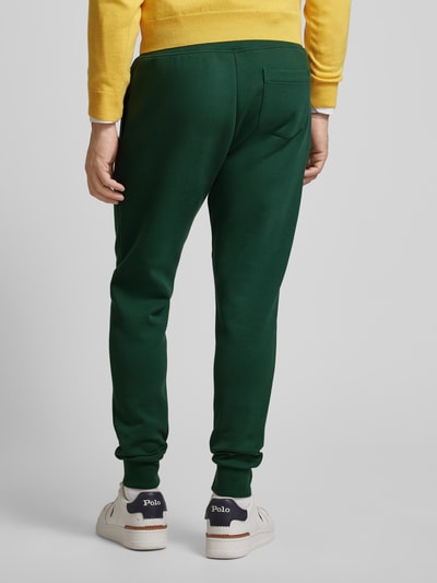 Polo Ralph Lauren Sweatpants met labelstitching, model 'ATHLETIC' Donkergroen - 5