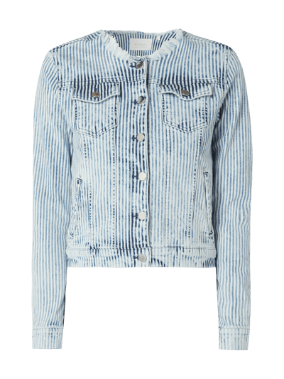 Rich & Royal Jeansjacke mit Streifenmuster Jeansblau 2