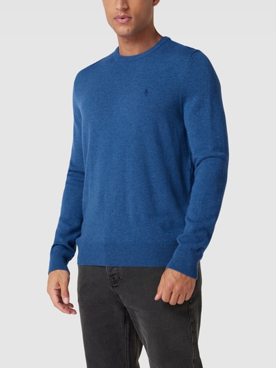 Polo Ralph Lauren Strickpullover mit Logo-Stitching Blau 4