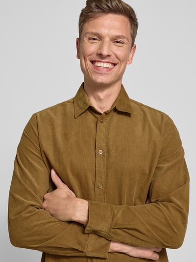 Samsøe Samsøe Vrijetijdsoverhemd met knoopsluiting, model 'SALIAM' Beige - 3