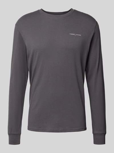 Tommy Jeans Slim fit shirt met lange mouwen van puur katoen Antraciet - 2