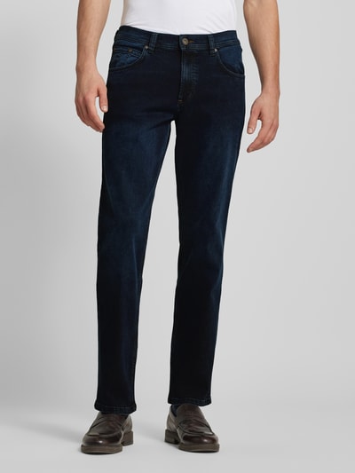 bugatti Regular fit jeans in 5-pocketmodel Donkerblauw - 4